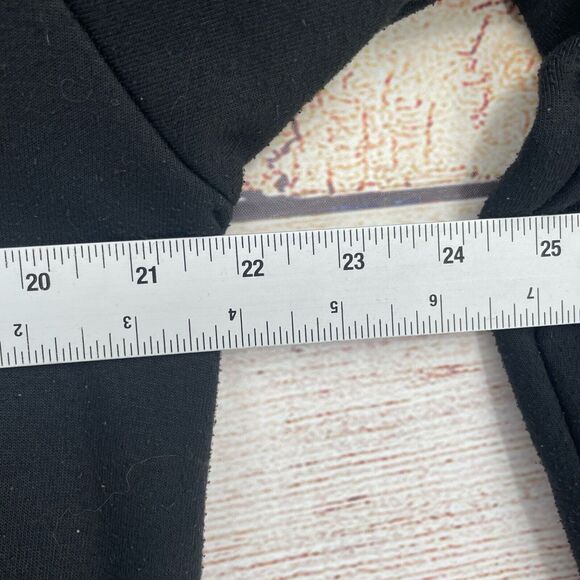 Rebel Vengeance Skeleton Napolean Stitched Hoodie Sweatshirt Men's L Black - Picture 10 of 11